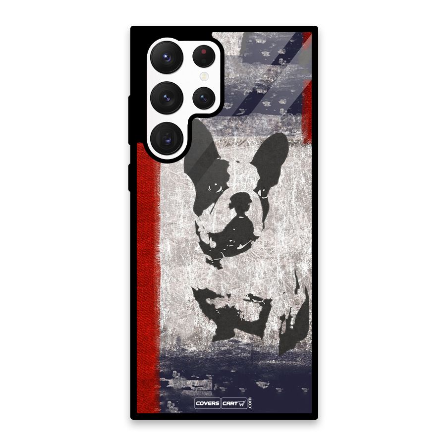 Bull Dog Glass Back Case for Galaxy S22 Ultra 5G