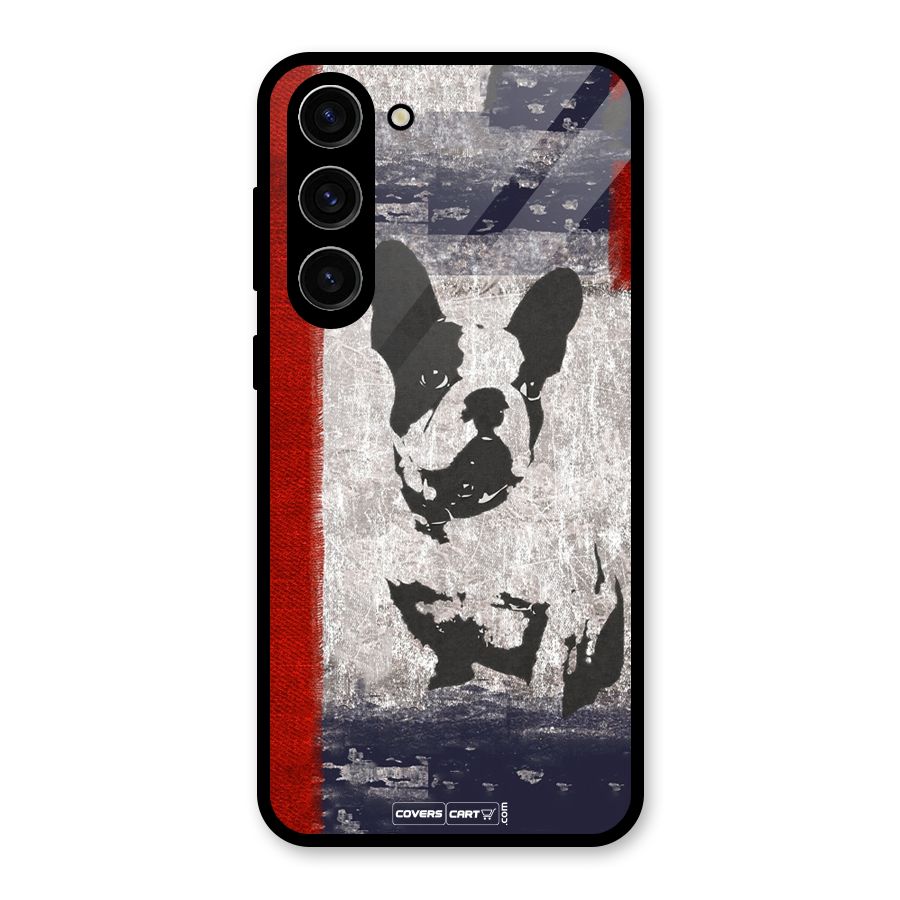 Bull Dog Glass Back Case for Galaxy S23 Plus