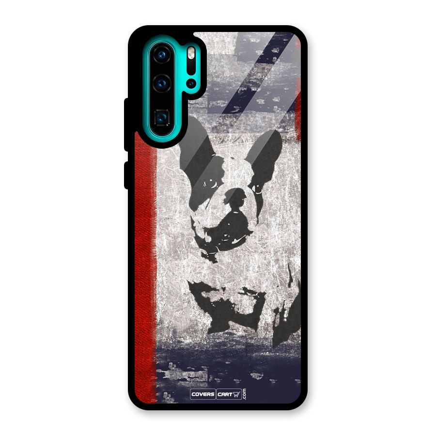 Bull Dog Glass Back Case for Huawei P30 Pro