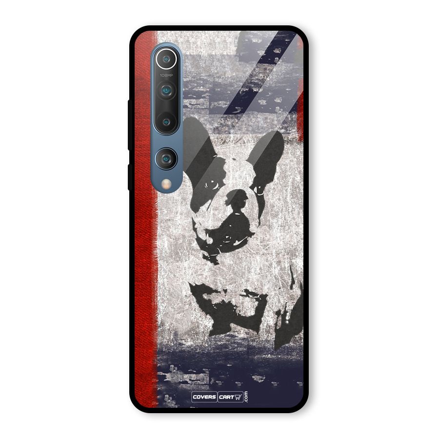 Bull Dog Glass Back Case for Mi 10