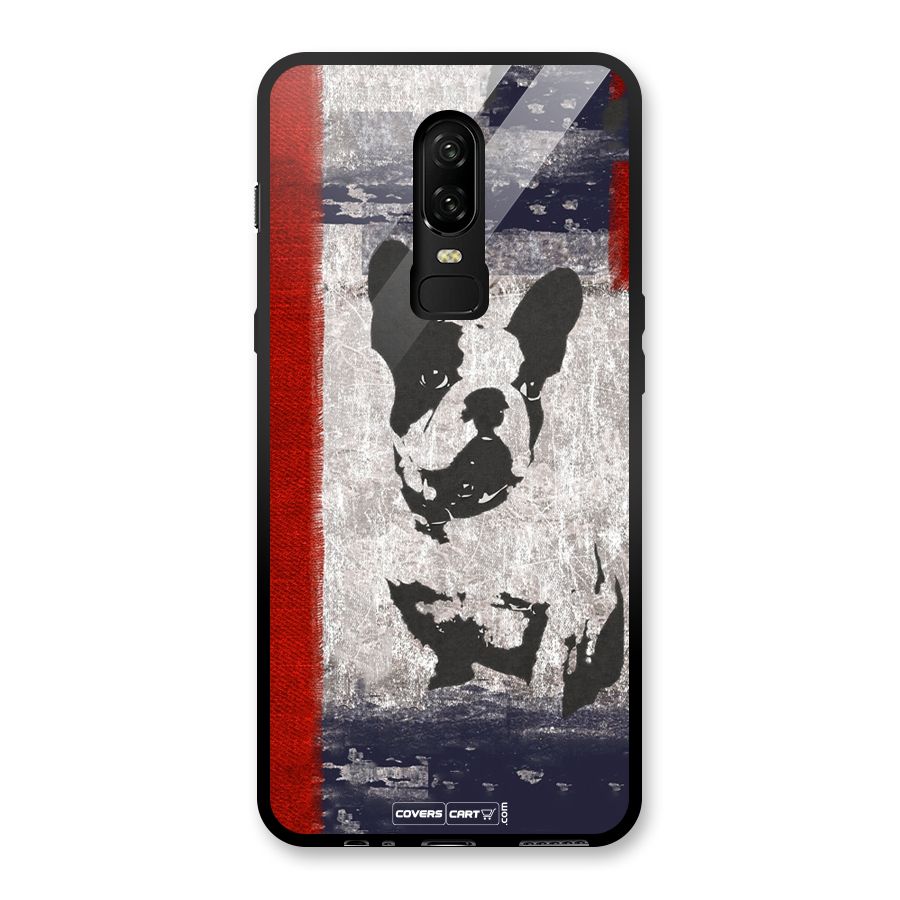 Bull Dog Glass Back Case for OnePlus 6