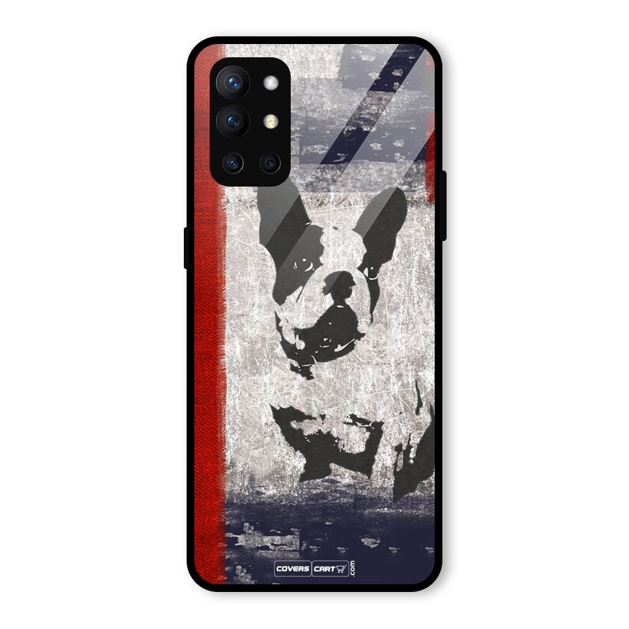 Bull Dog Glass Back Case for OnePlus 9R