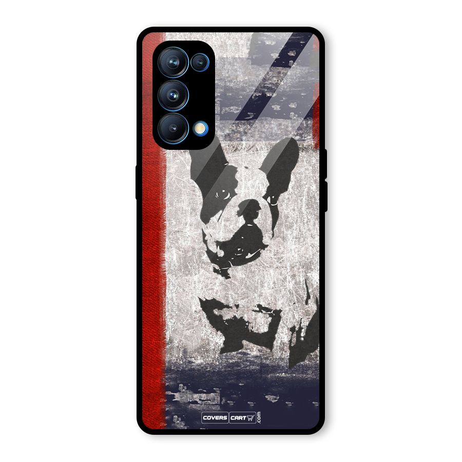 Bull Dog Glass Back Case for Oppo Reno5 Pro 5G