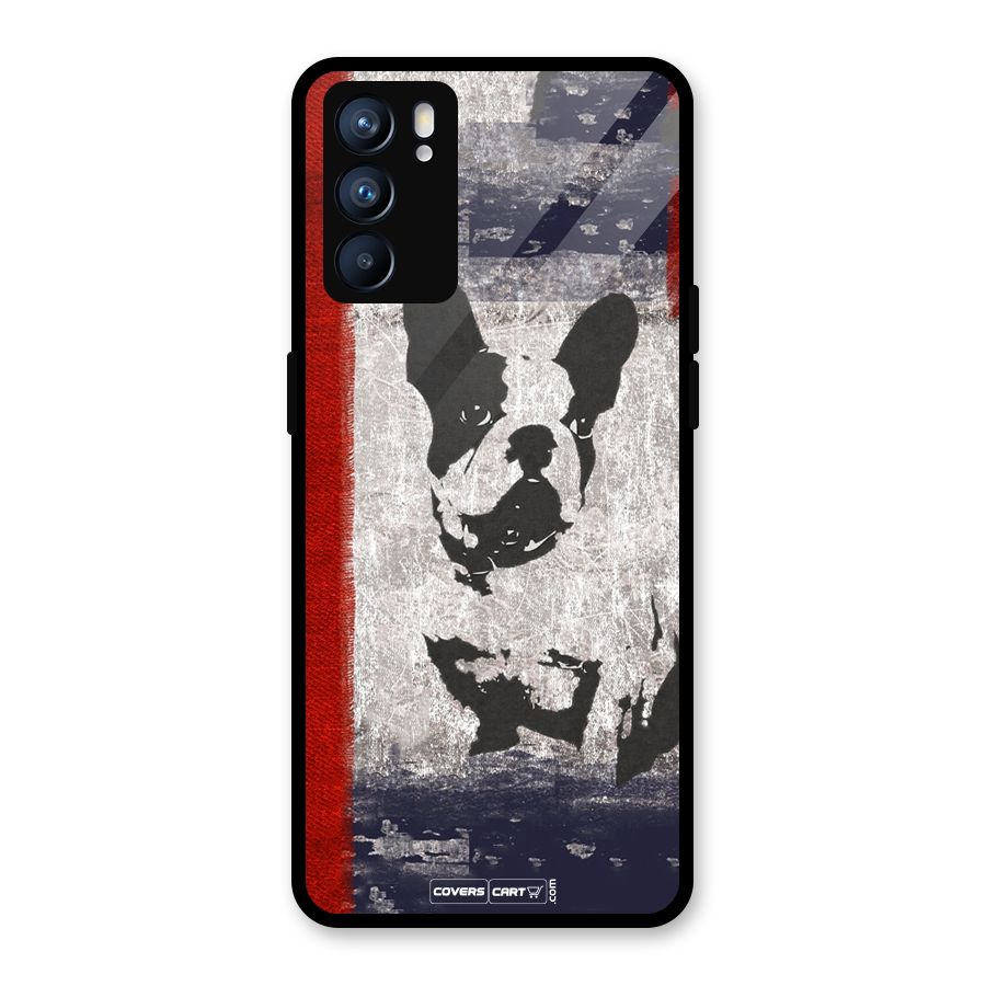 Bull Dog Glass Back Case for Oppo Reno6 5G