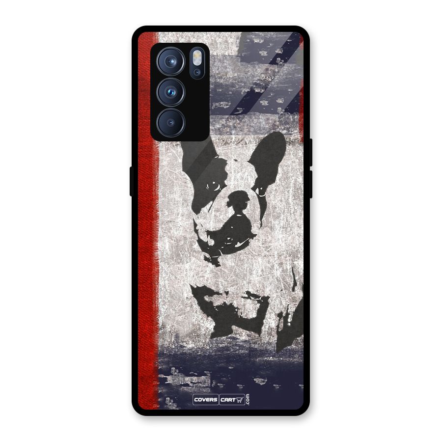 Bull Dog Glass Back Case for Oppo Reno6 Pro 5G