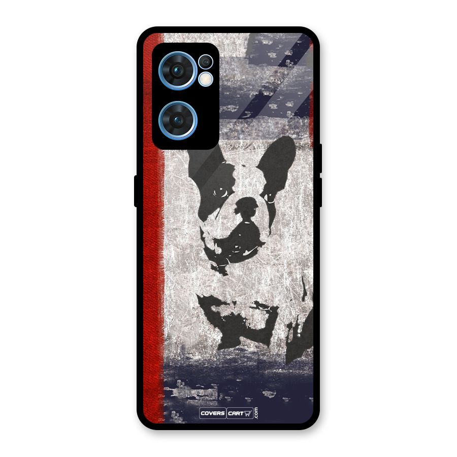 Bull Dog Glass Back Case for Oppo Reno7 5G