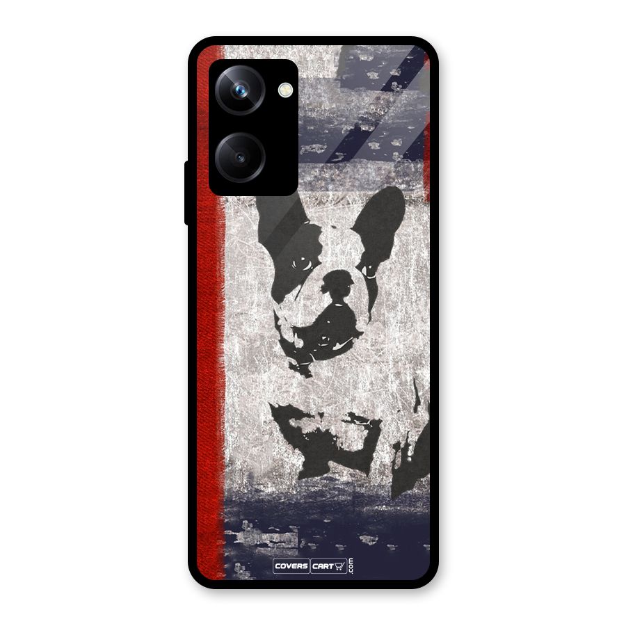 Bull Dog Glass Back Case for Realme 10 Pro