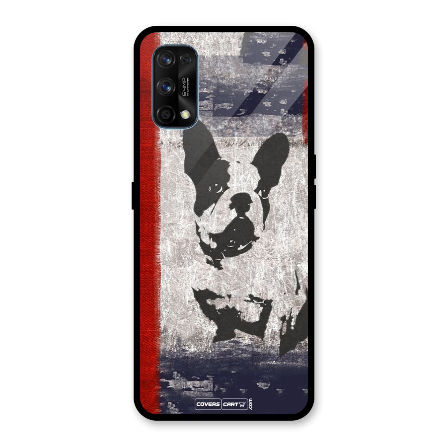 Bull Dog Glass Back Case for Realme 7 Pro