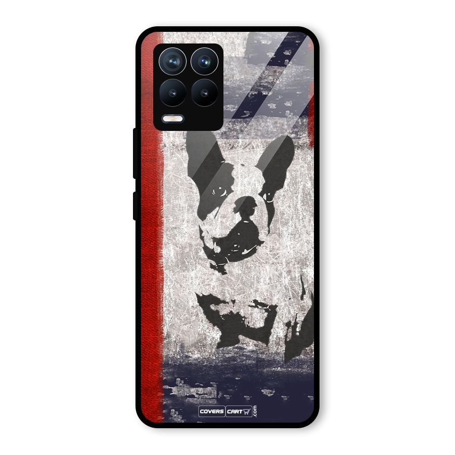 Bull Dog Glass Back Case for Realme 8