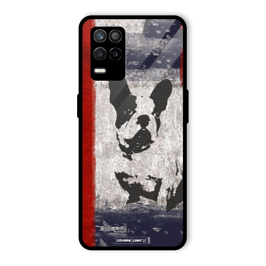 Bull Dog Glass Back Case for Realme 8 5G