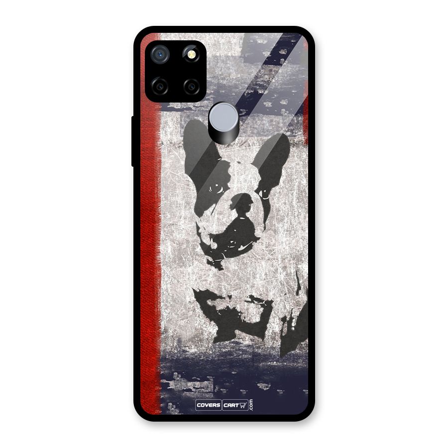 Bull Dog Glass Back Case for Realme C12