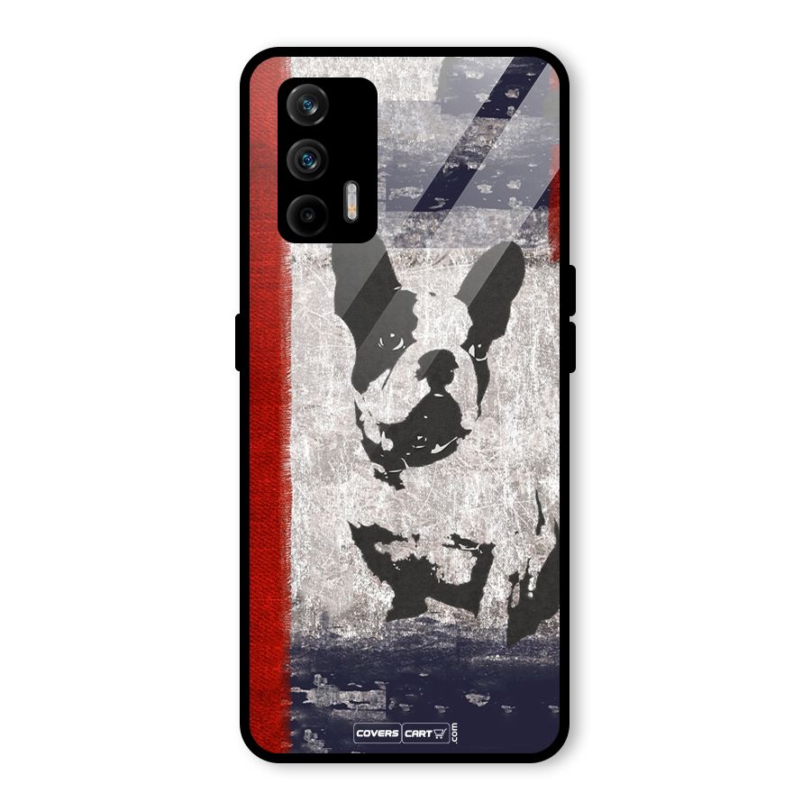 Bull Dog Glass Back Case for Realme GT 5G