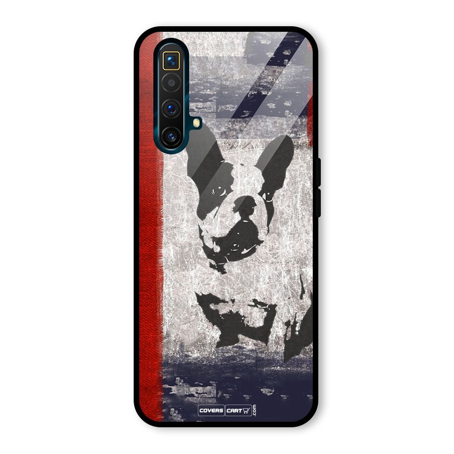 Bull Dog Glass Back Case for Realme X3