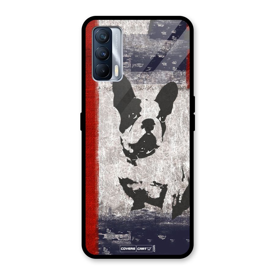 Bull Dog Glass Back Case for Realme X7
