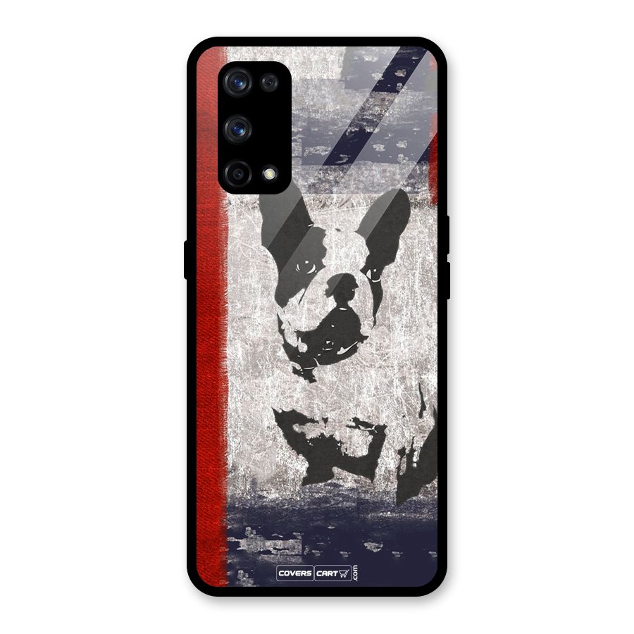 Bull Dog Glass Back Case for Realme X7 Pro