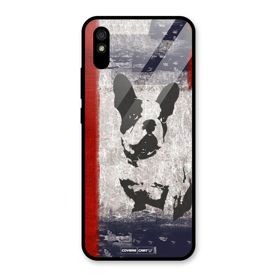 Bull Dog Glass Back Case for Redmi 9A