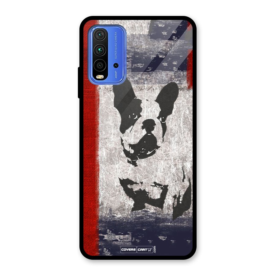 Bull Dog Glass Back Case for Redmi 9 Power