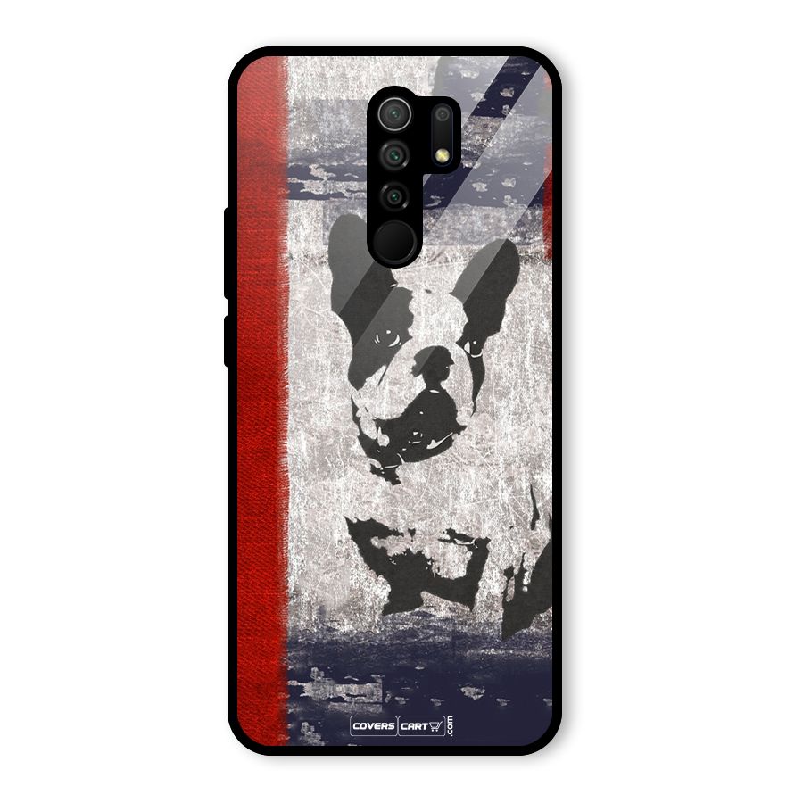Bull Dog Glass Back Case for Redmi 9 Prime