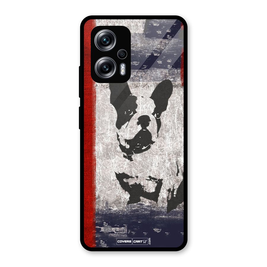 Bull Dog Glass Back Case for Redmi K50i