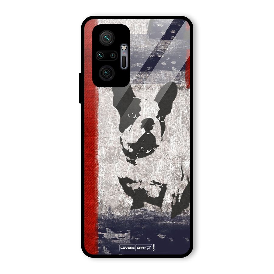 Bull Dog Glass Back Case for Redmi Note 10 Pro Max