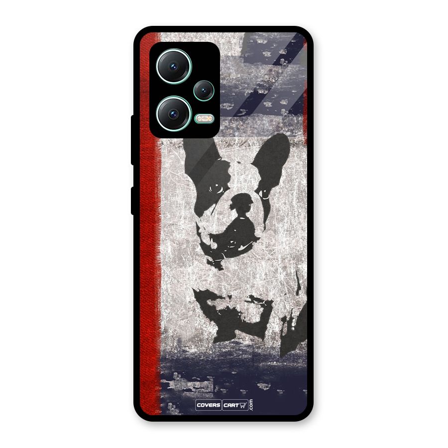 Bull Dog Glass Back Case for Redmi Note 12 5G
