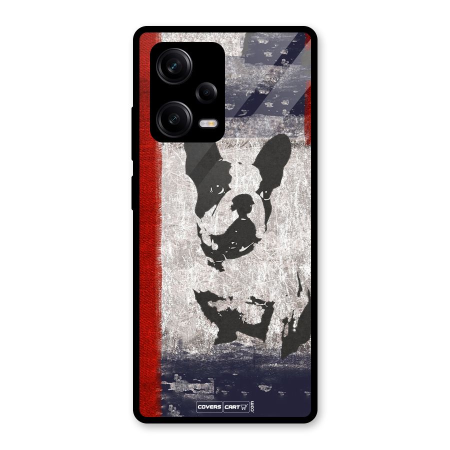 Bull Dog Glass Back Case for Redmi Note 12 Pro