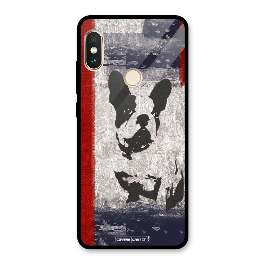 Bull Dog Glass Back Case for Redmi Note 5 Pro