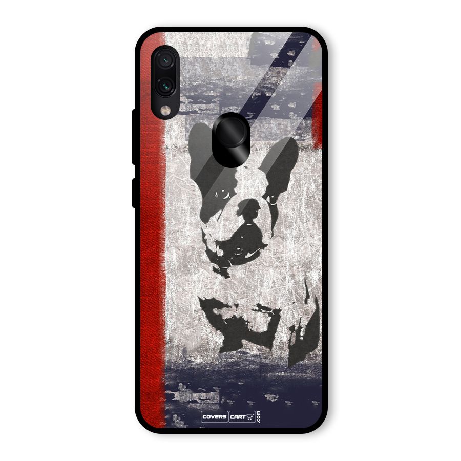 Bull Dog Glass Back Case for Redmi Note 7S