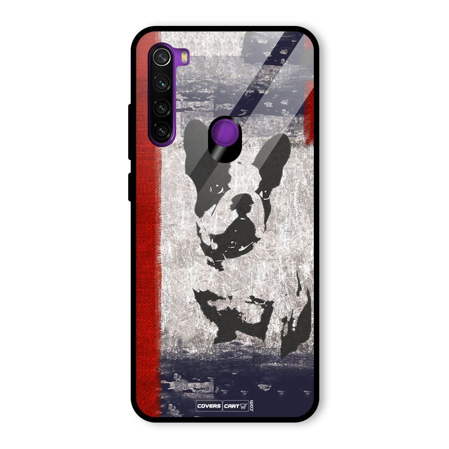 Bull Dog Glass Back Case for Redmi Note 8