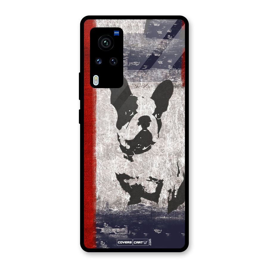Bull Dog Glass Back Case for Vivo X60 Pro