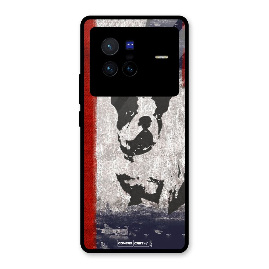 Bull Dog Glass Back Case for Vivo X80
