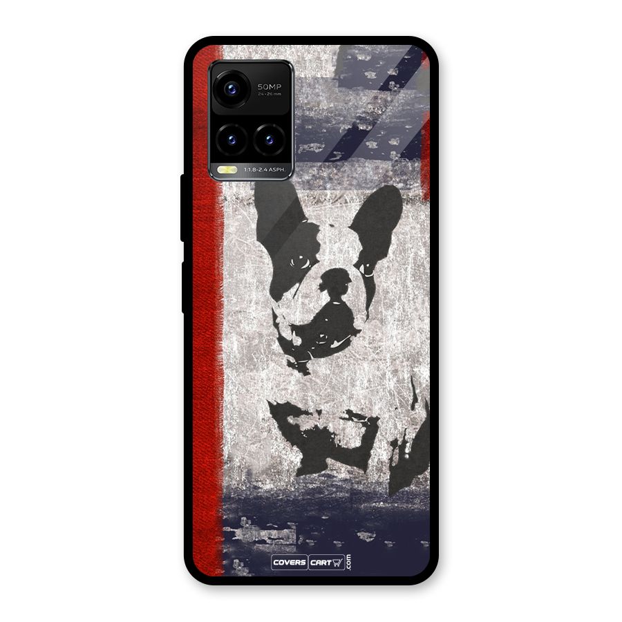 Bull Dog Glass Back Case for Vivo Y21T