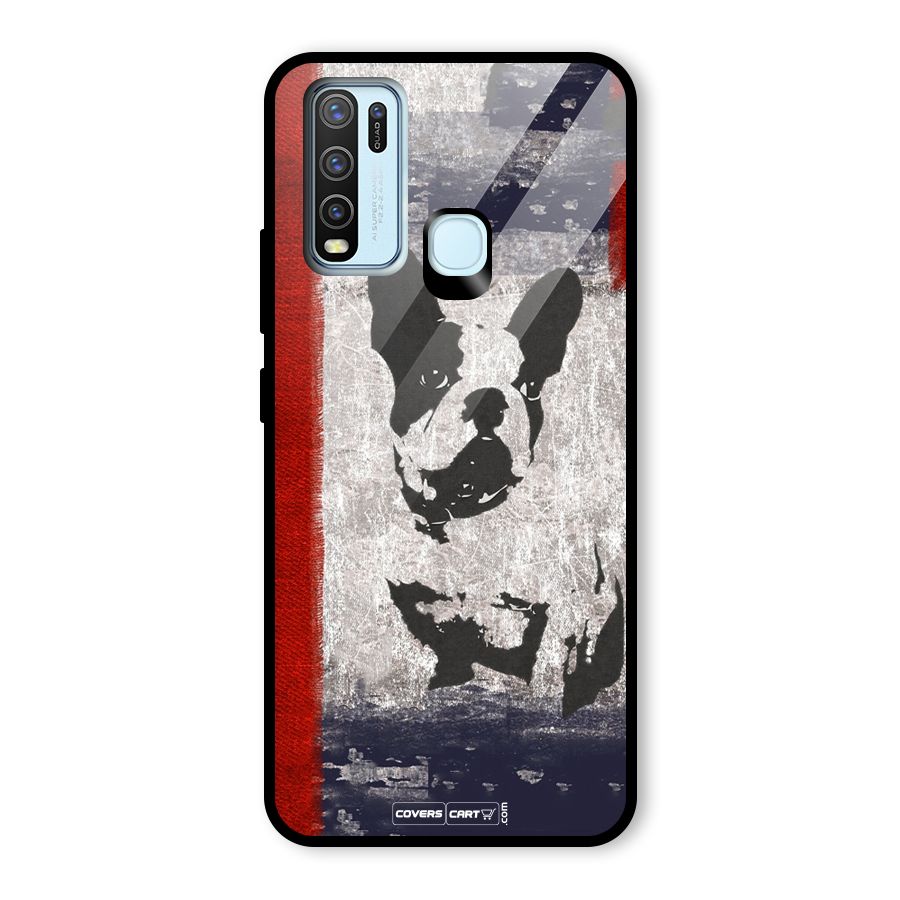 Bull Dog Glass Back Case for Vivo Y30