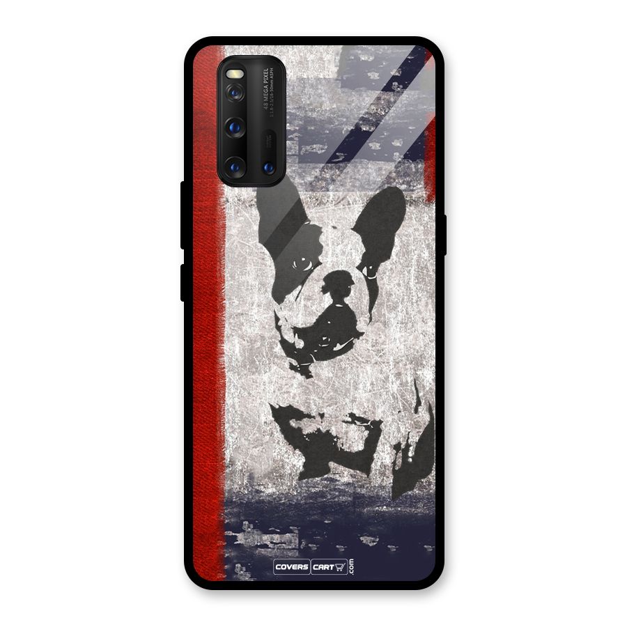 Bull Dog Glass Back Case for Vivo iQOO 3
