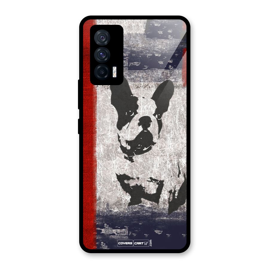 Bull Dog Glass Back Case for Vivo iQOO 7 5G