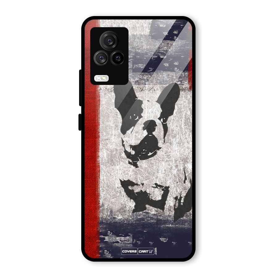 Bull Dog Glass Back Case for Vivo iQOO 7 Legend 5G