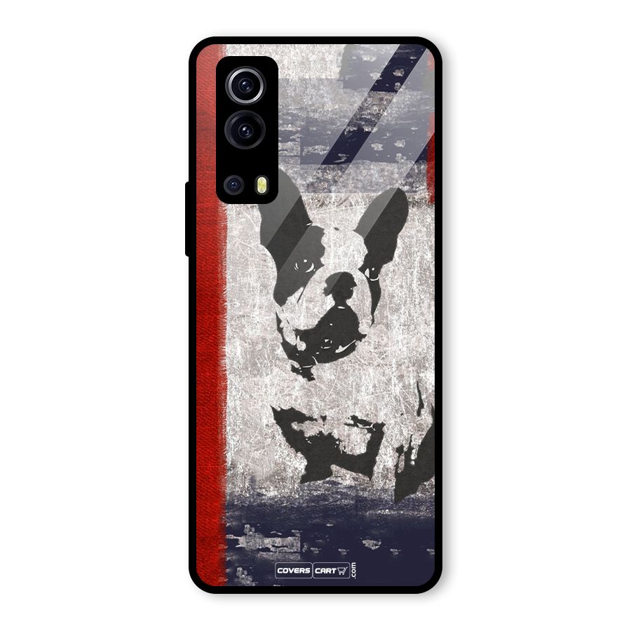 Bull Dog Glass Back Case for Vivo iQOO Z3