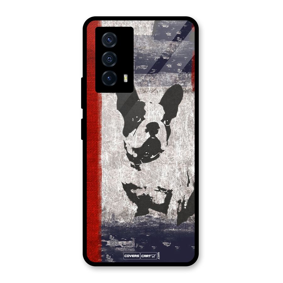 Bull Dog Glass Back Case for Vivo iQOO Z5