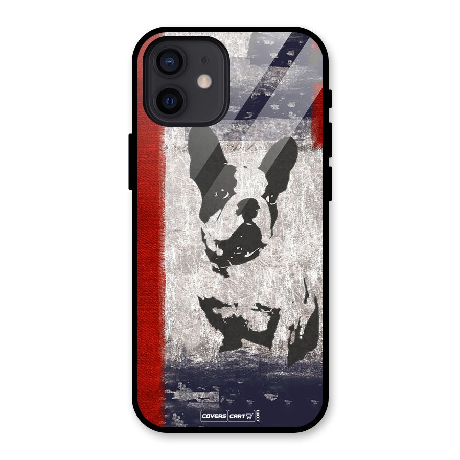Bull Dog Glass Back Case for iPhone 12