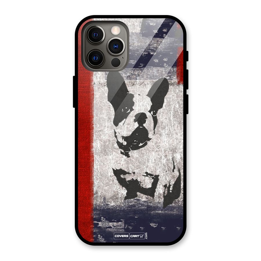 Bull Dog Glass Back Case for iPhone 12 Pro