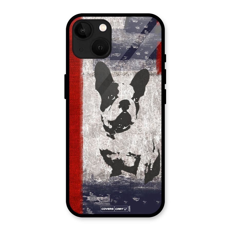 Bull Dog Glass Back Case for iPhone 13