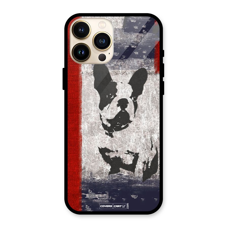 Bull Dog Glass Back Case for iPhone 13 Pro Max
