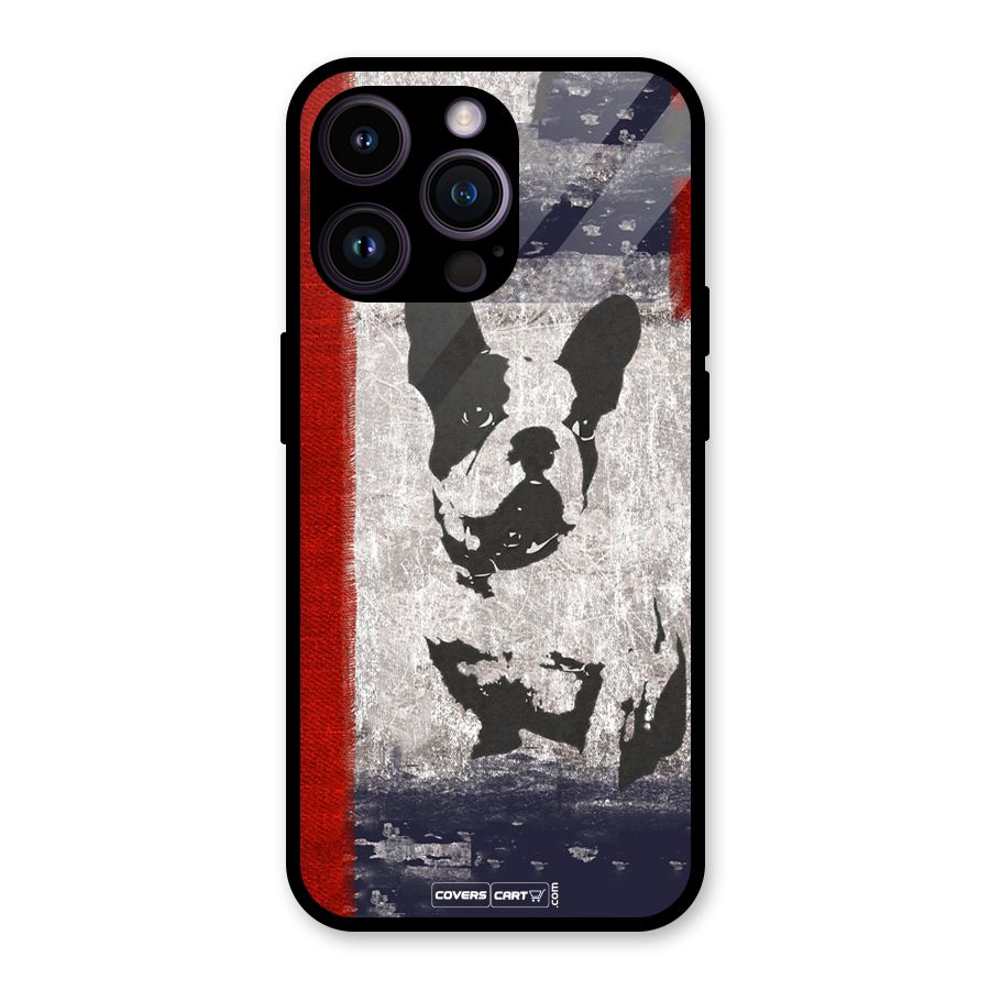 Bull Dog Glass Back Case for iPhone 14 Pro Max
