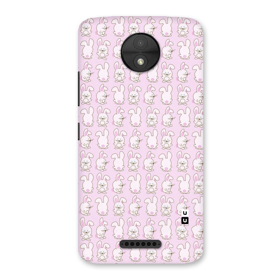 Bunny Cute Back Case for Moto C