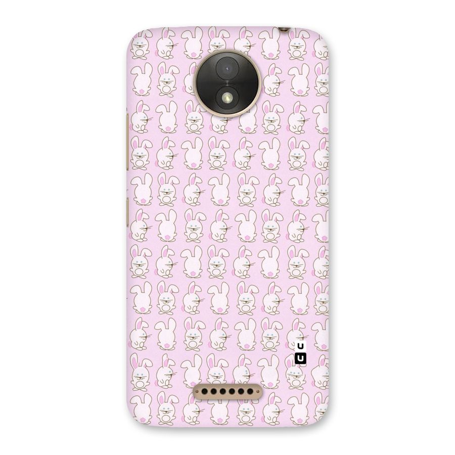 Bunny Cute Back Case for Moto C Plus
