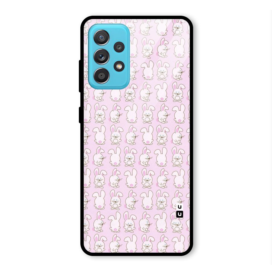 Bunny Cute Glass Back Case for Galaxy A52s 5G