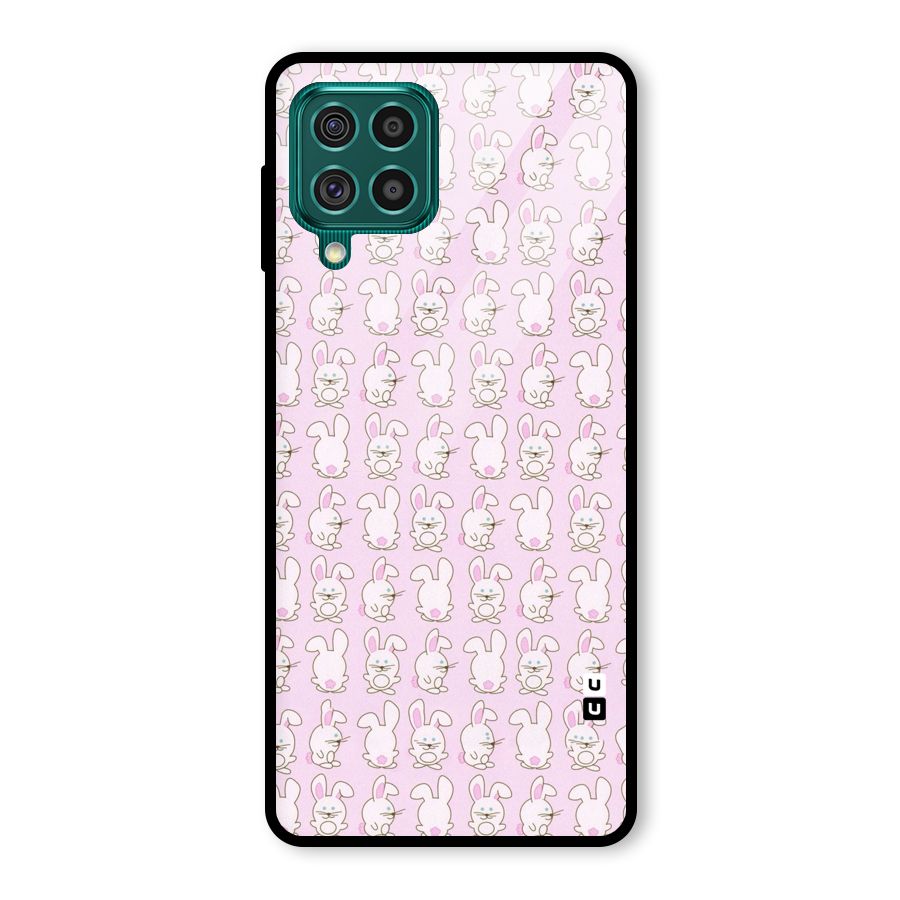 Bunny Cute Glass Back Case for Galaxy F62