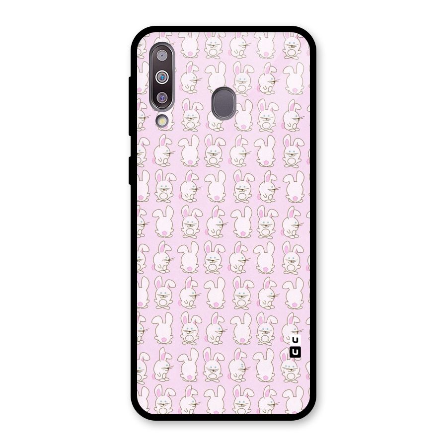 Bunny Cute Glass Back Case for Galaxy M30