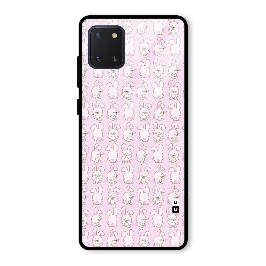 Bunny Cute Glass Back Case for Galaxy Note 10 Lite