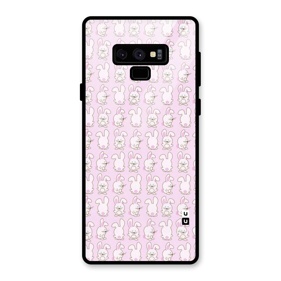Bunny Cute Glass Back Case for Galaxy Note 9